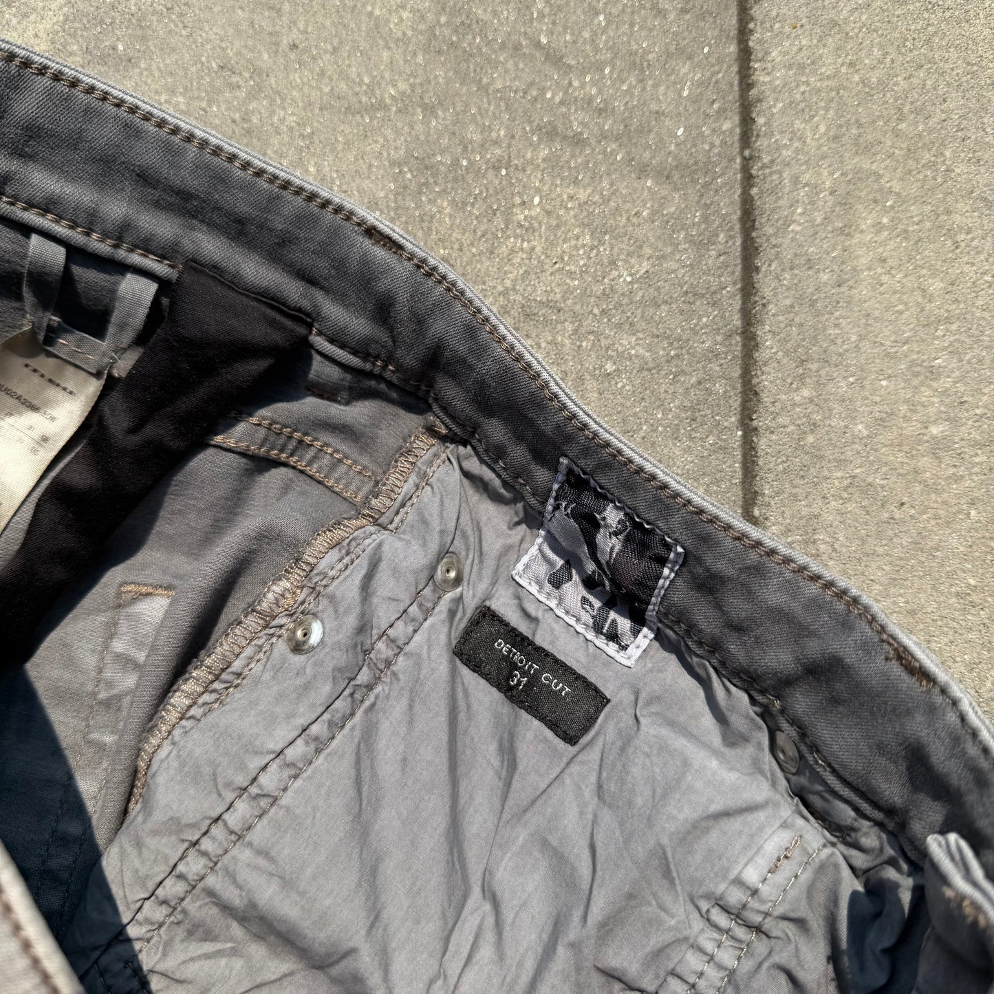 Rick Owens Dust Detroit Cut Denim
