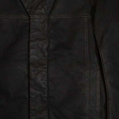 FW16 Rick Owens Waxed Slave Jacket