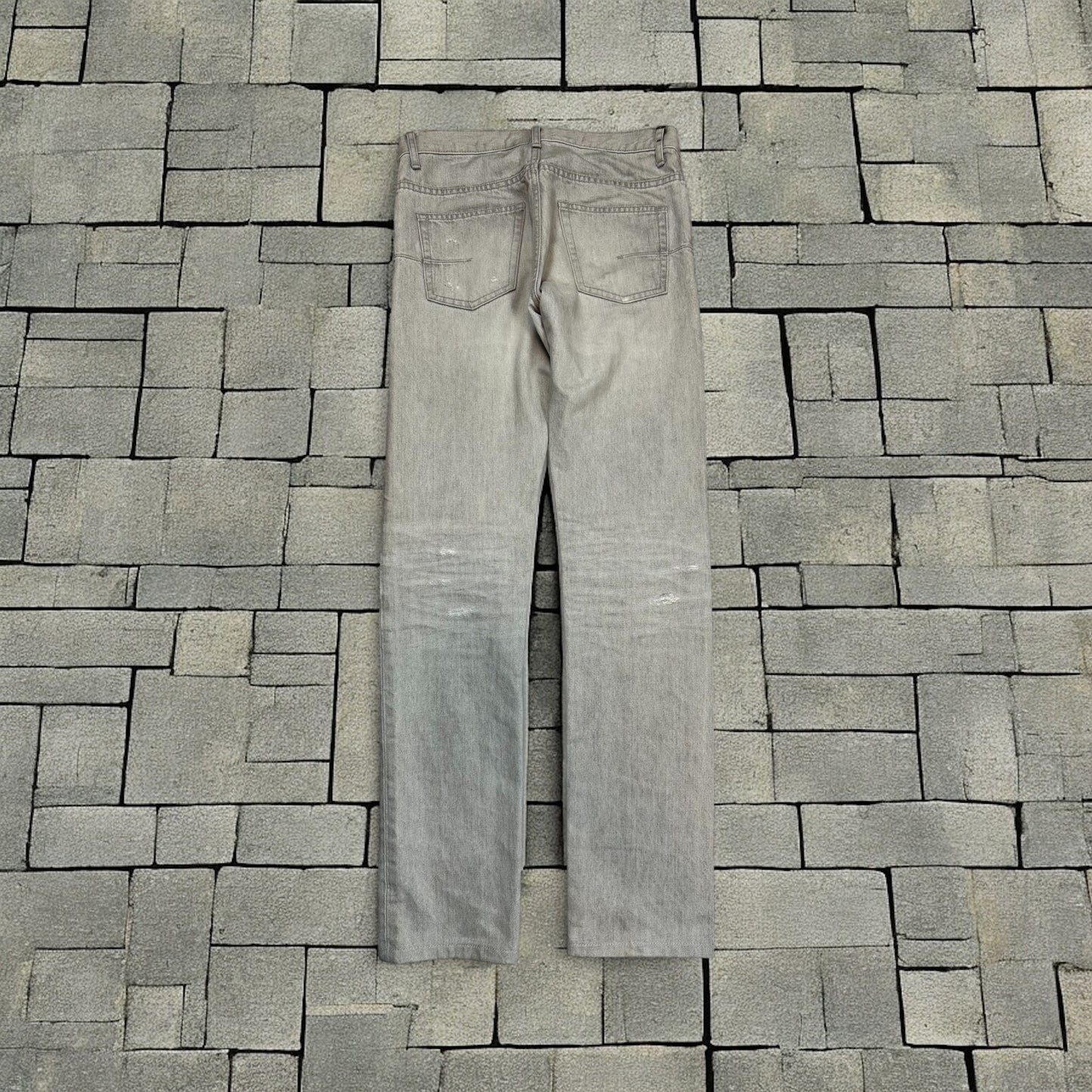 Dior Homme Neutral Grey Skinny Denim