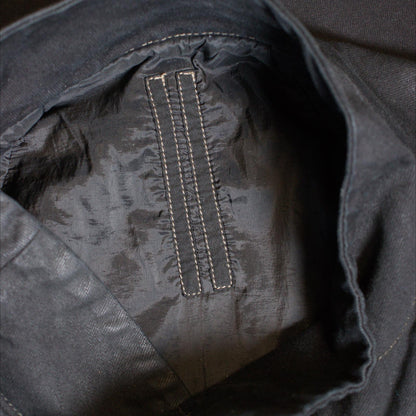FW16 Rick Owens Waxed Slave Jacket