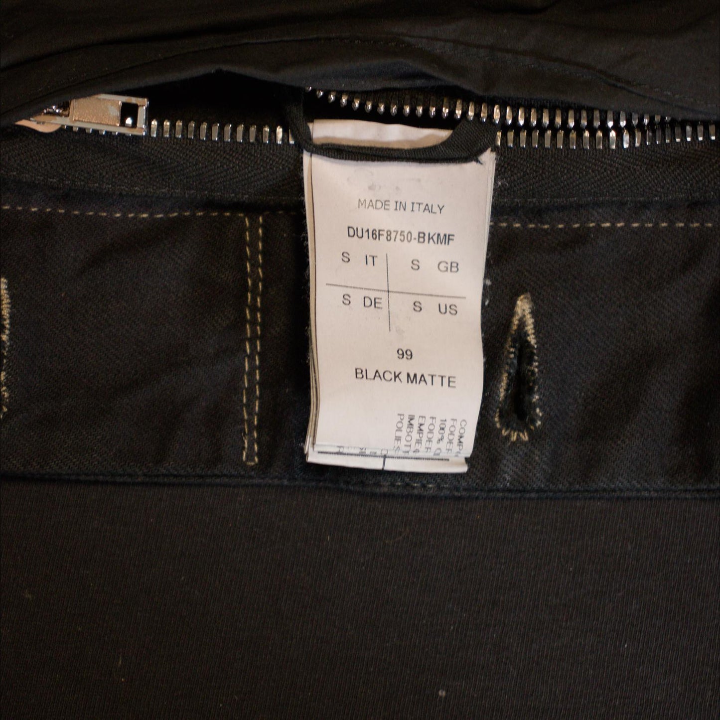 FW16 Rick Owens Waxed Slave Jacket
