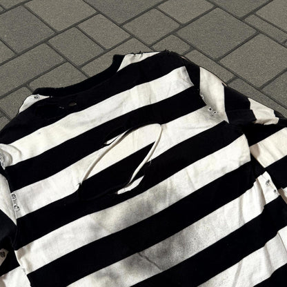 SS02 Number (N)ine Thrashed Striped Shirt
