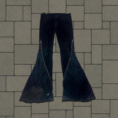 SS09 Rick Owens Black Banana Cut Denim