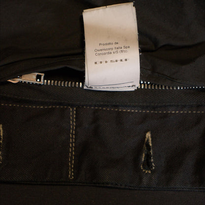 FW16 Rick Owens Waxed Slave Jacket