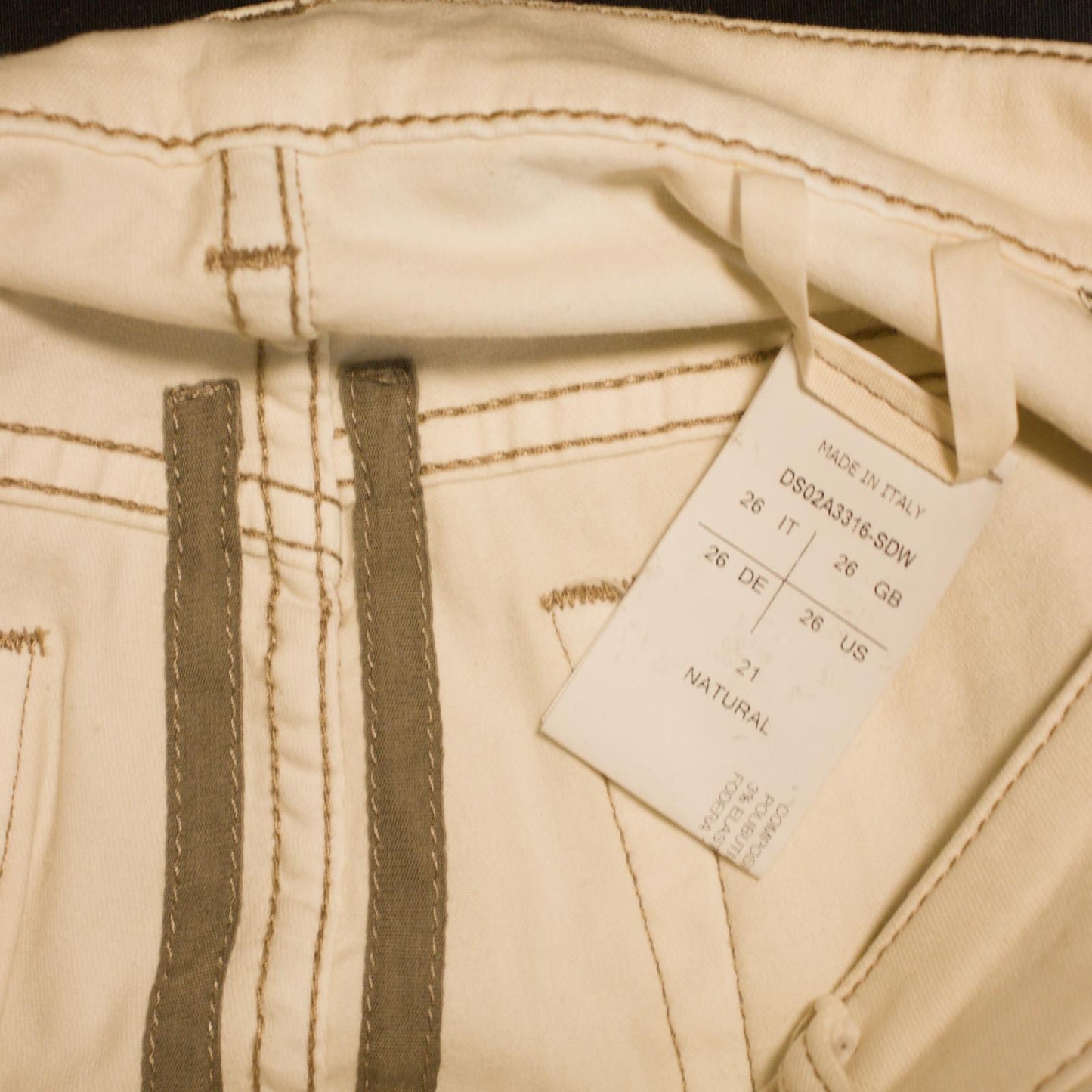 Rick Owens “Natural” Detroit Cut Denim