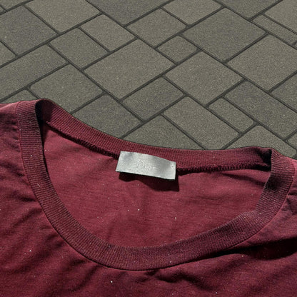 AW05 Dior Homme Red Glitter Tee