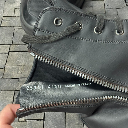 Rick Owens Black Hi-Top Ramones