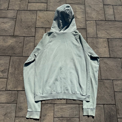 AW04 Raf Simons Mint Reverse Paisley Hoodie