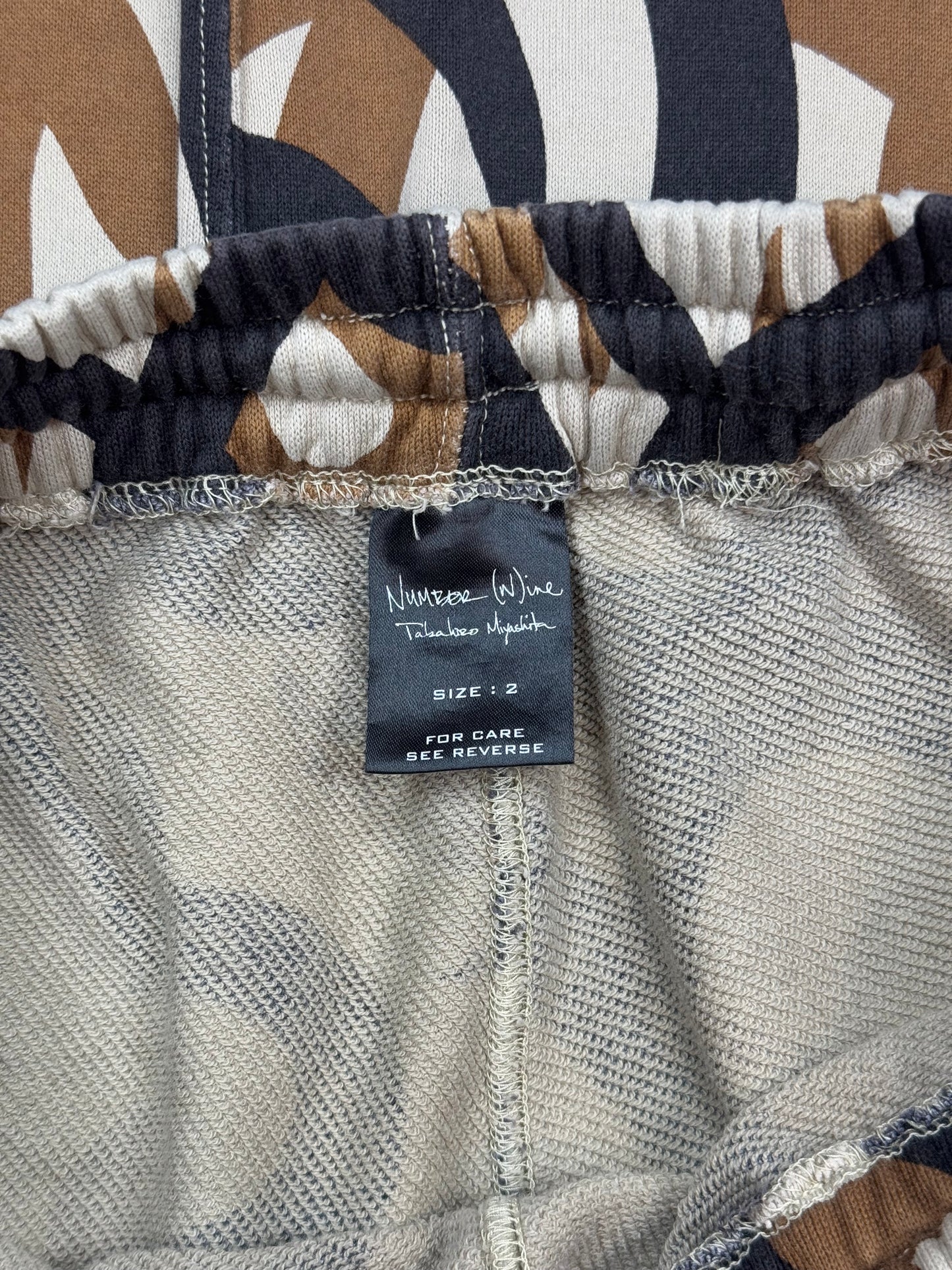 AW04 Number Nine Tribal Sweatpants