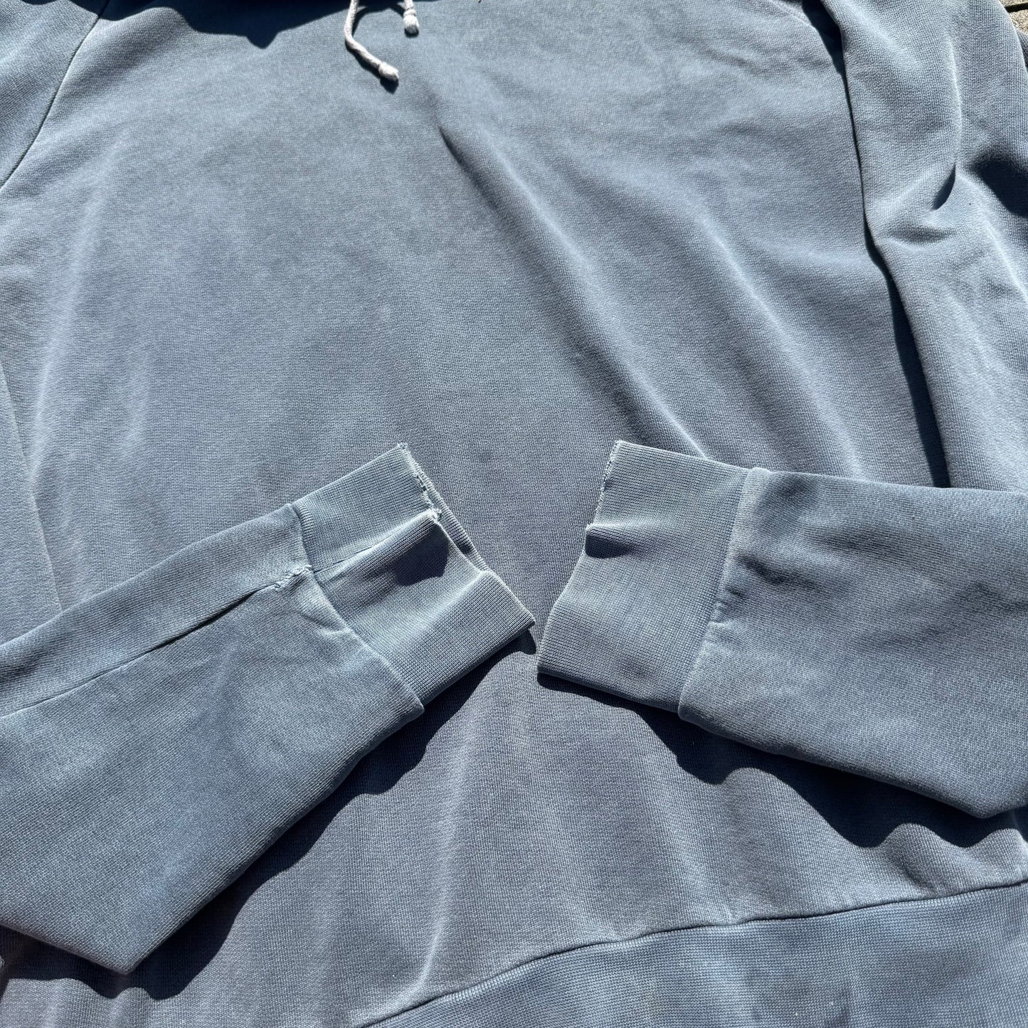 AW04 Raf Simons Navy Reverse Paisley Hoodie