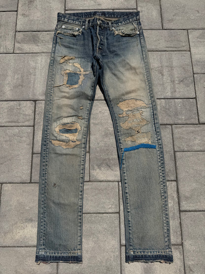 SS10 Undercover Blue Yarn 68 Denim