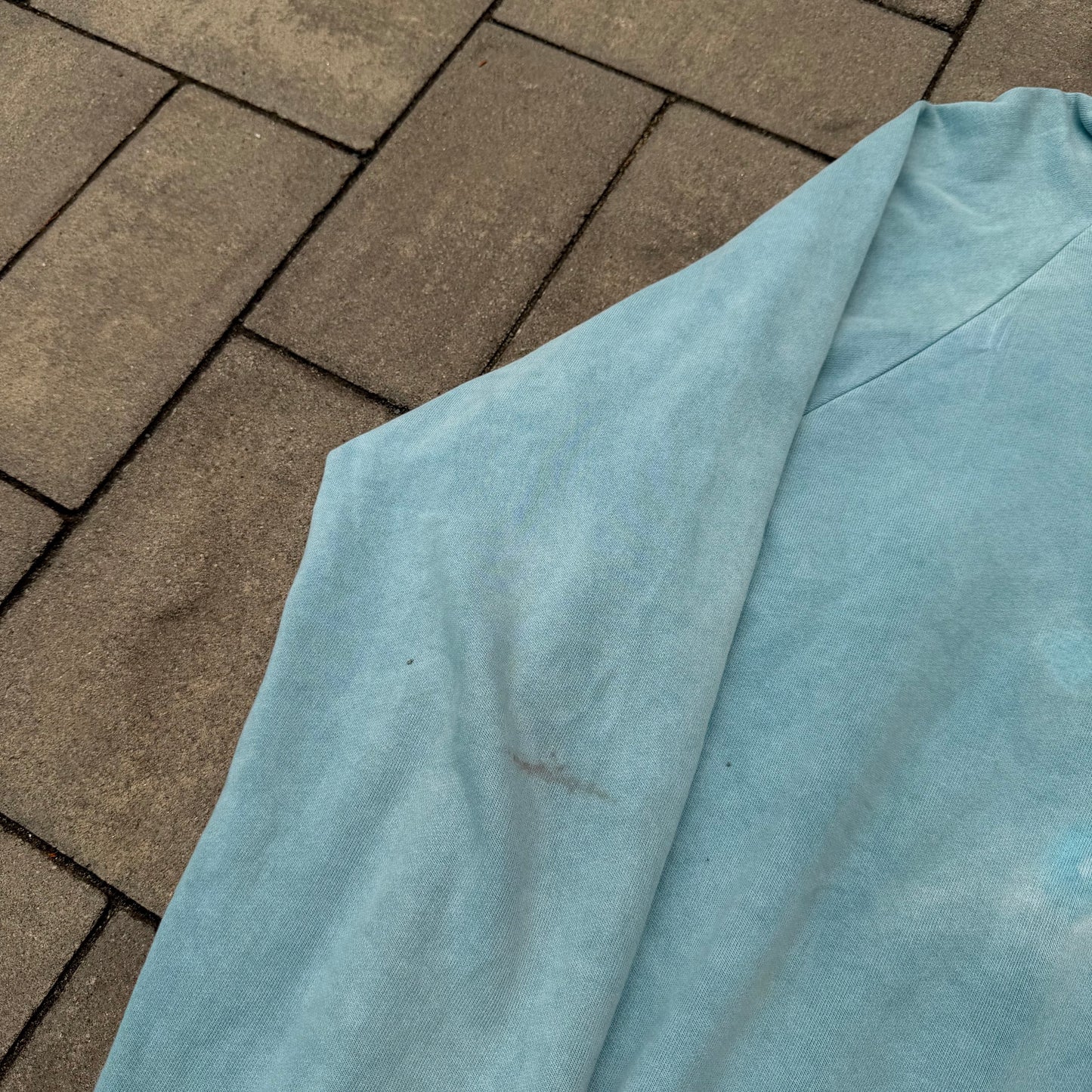 AW04 Raf Simons Seafoam Reverse Paisley Hoodie
