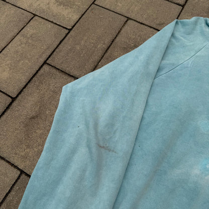 AW04 Raf Simons Seafoam Reverse Paisley Hoodie