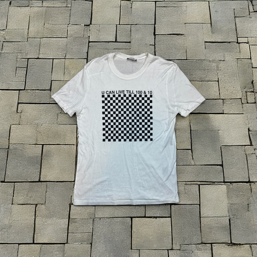 SS06 Dior Homme White 100 & 10 Tee