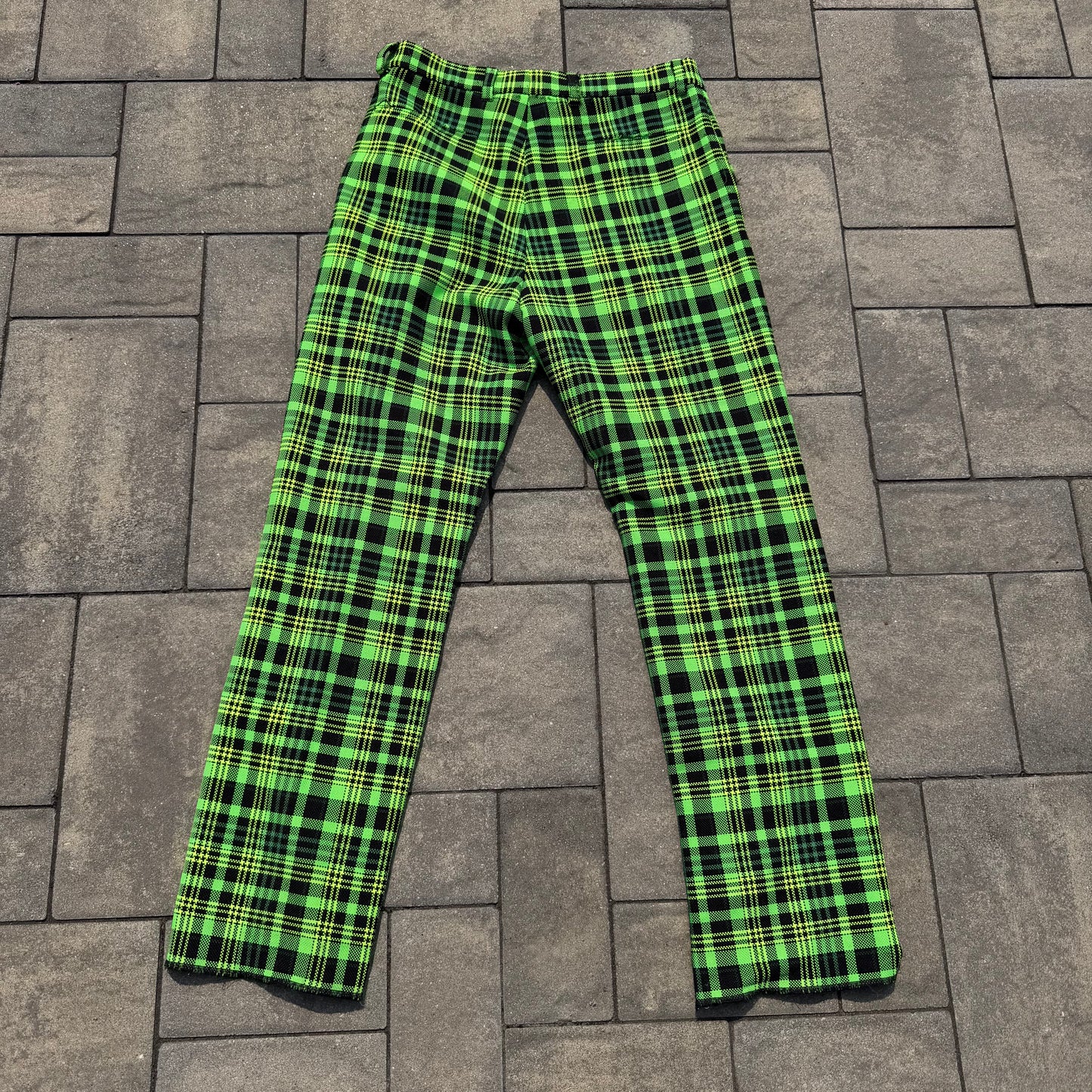SR Studio Green Plaid Pants