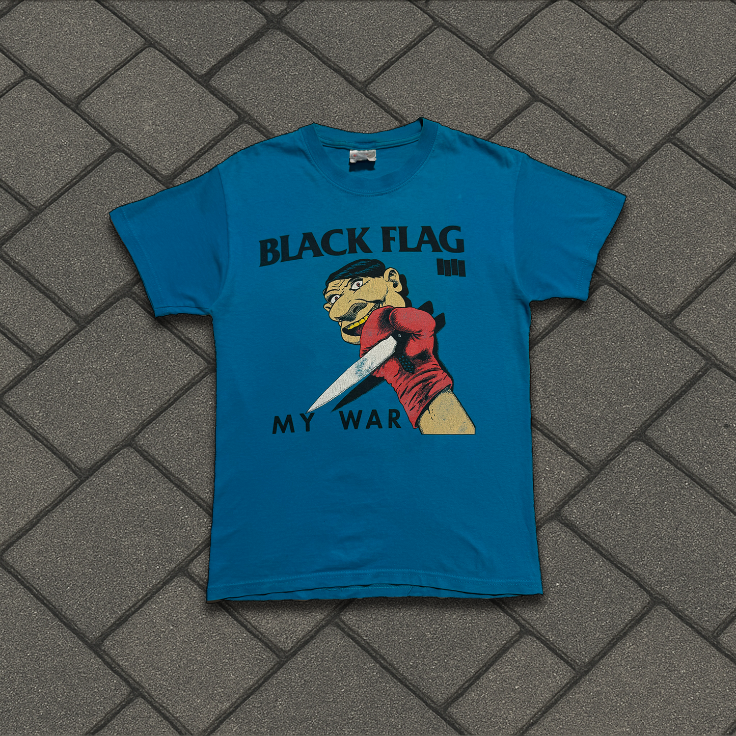 1995 Black Flag Blue ‘My War’ Tee