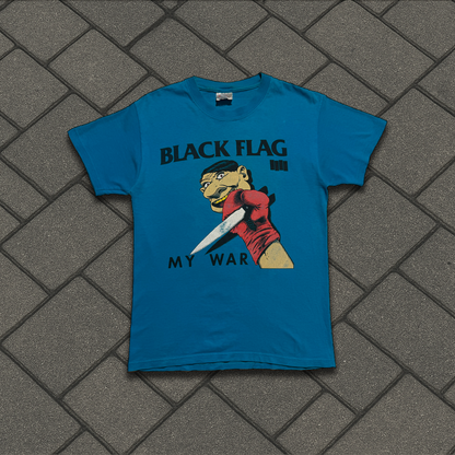 1995 Black Flag Blue ‘My War’ Tee