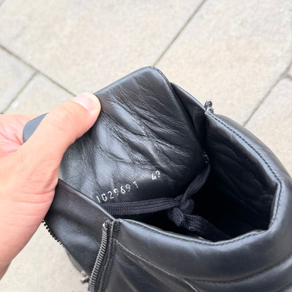 Chanel CC Hightop Leather Sneaker