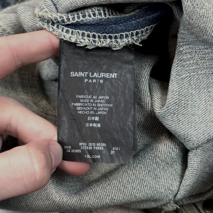 FW13 Saint Laurent Paris Whiskered D01 Denim