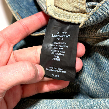 FW16 Saint Laurent Paris Blue D02 Denim