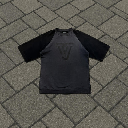 AW02 Raf Simons Black Virginia Creeper Raglan Shirt