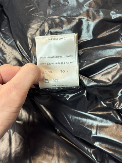 Moncler Black Down Montcla Puffer Coat