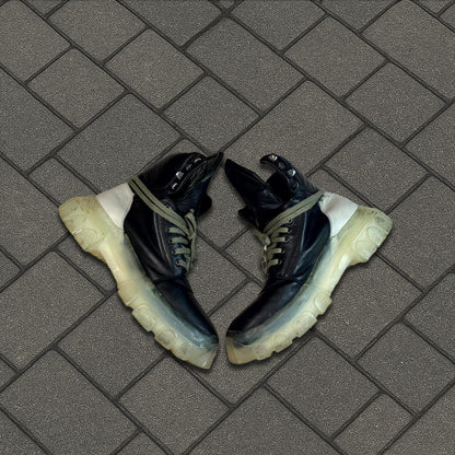 AW18 Rick Owens Tractor Dunk Hiking Boots