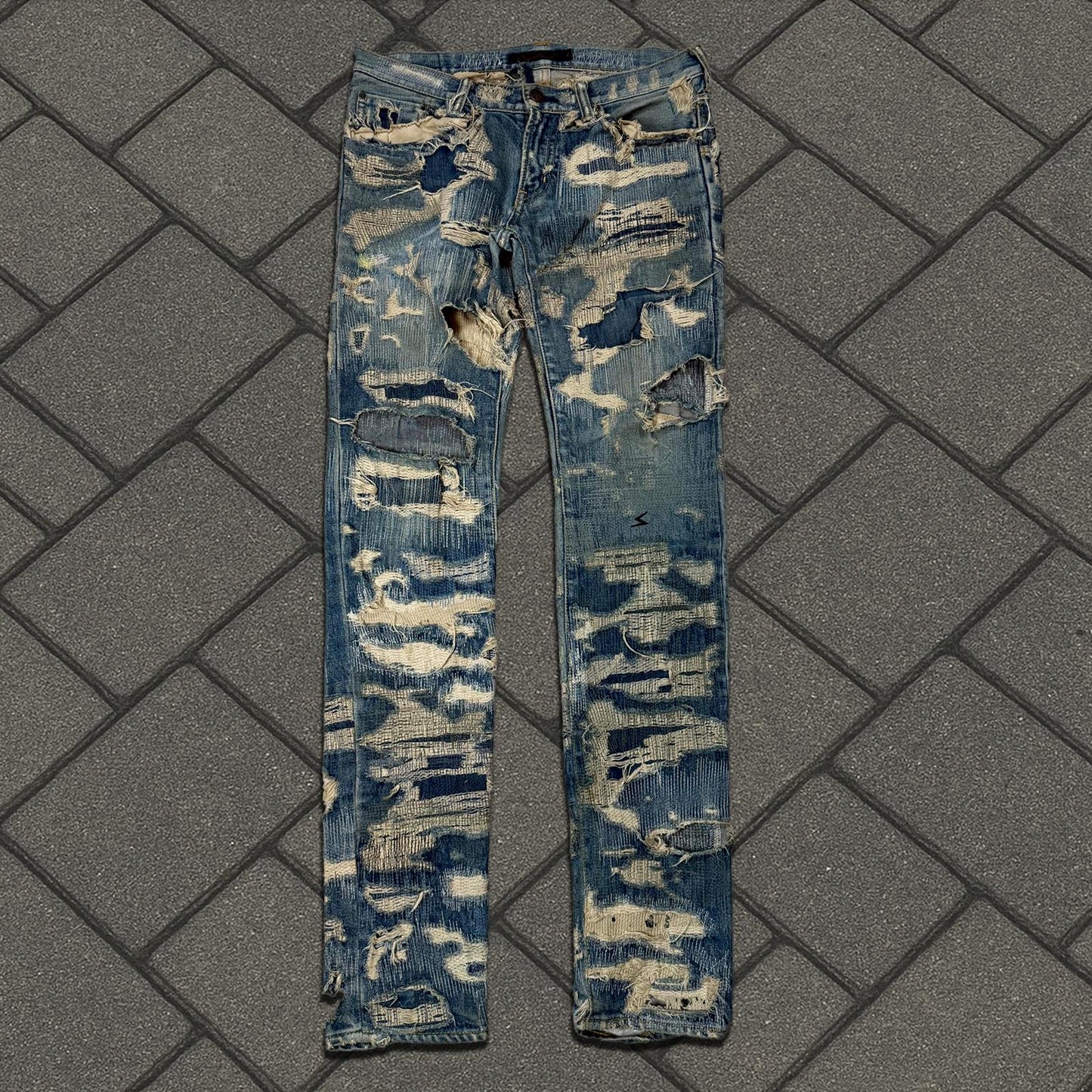 AW05 Undercover Blue 'Arts & Crafts' 85 Denim