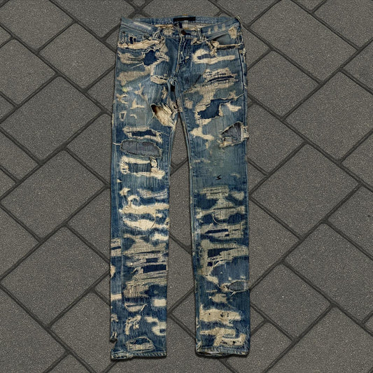 AW05 Undercover Blue 'Arts & Crafts' 85 Denim