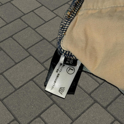 SS15 Balmain Dirty Mudwash Biker Denim