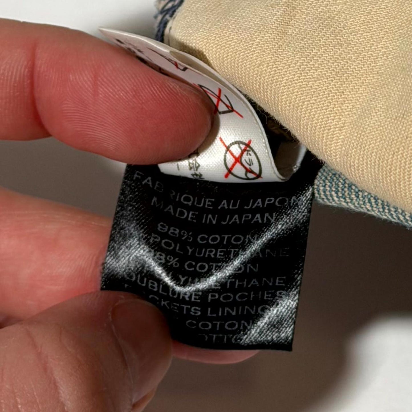 SS15 Balmain Dirty Mudwash Biker Denim