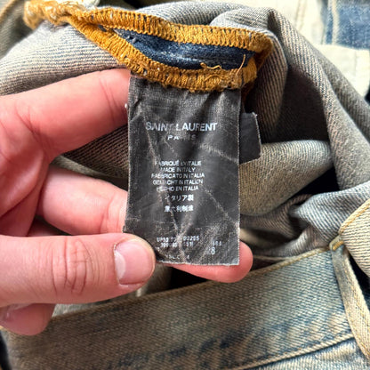 Saint Laurent Paris Mudwash D02 Denim