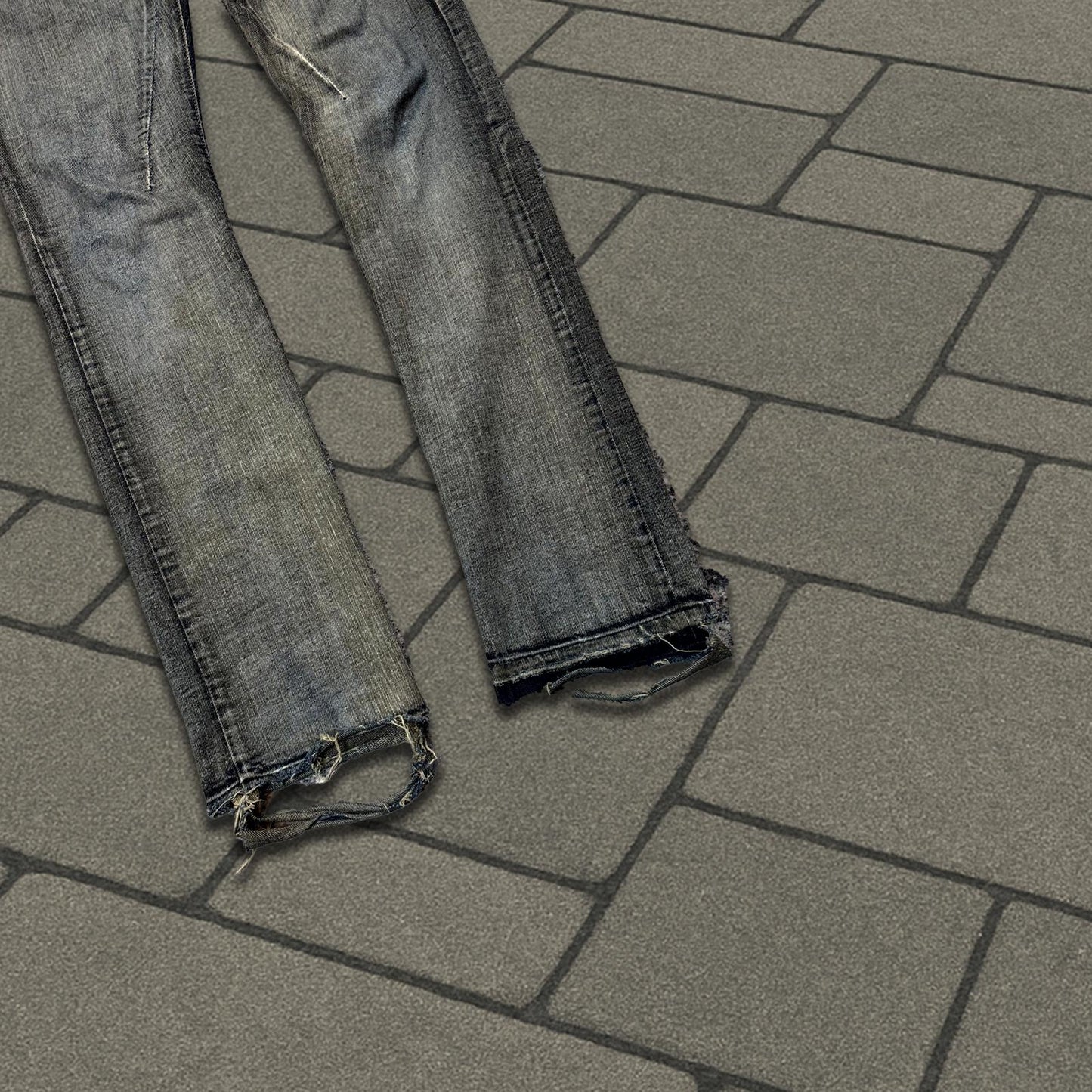 FW07 Rick Owens Dust Detroit Cut Denim