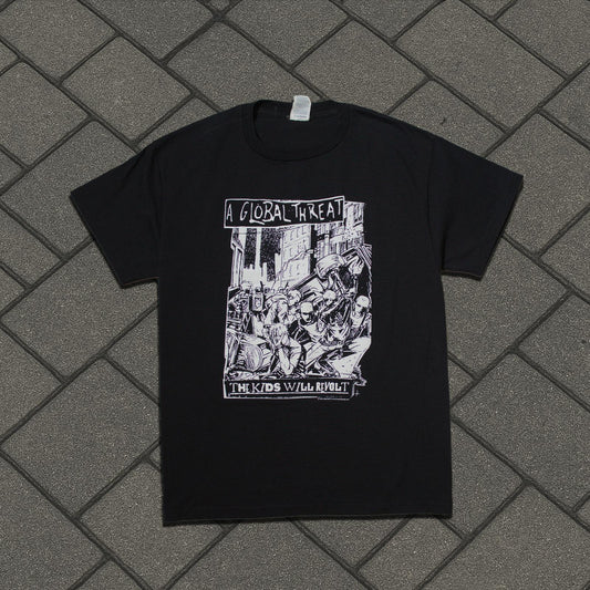 2004 A Global Threat Kids Will Revolt Tee