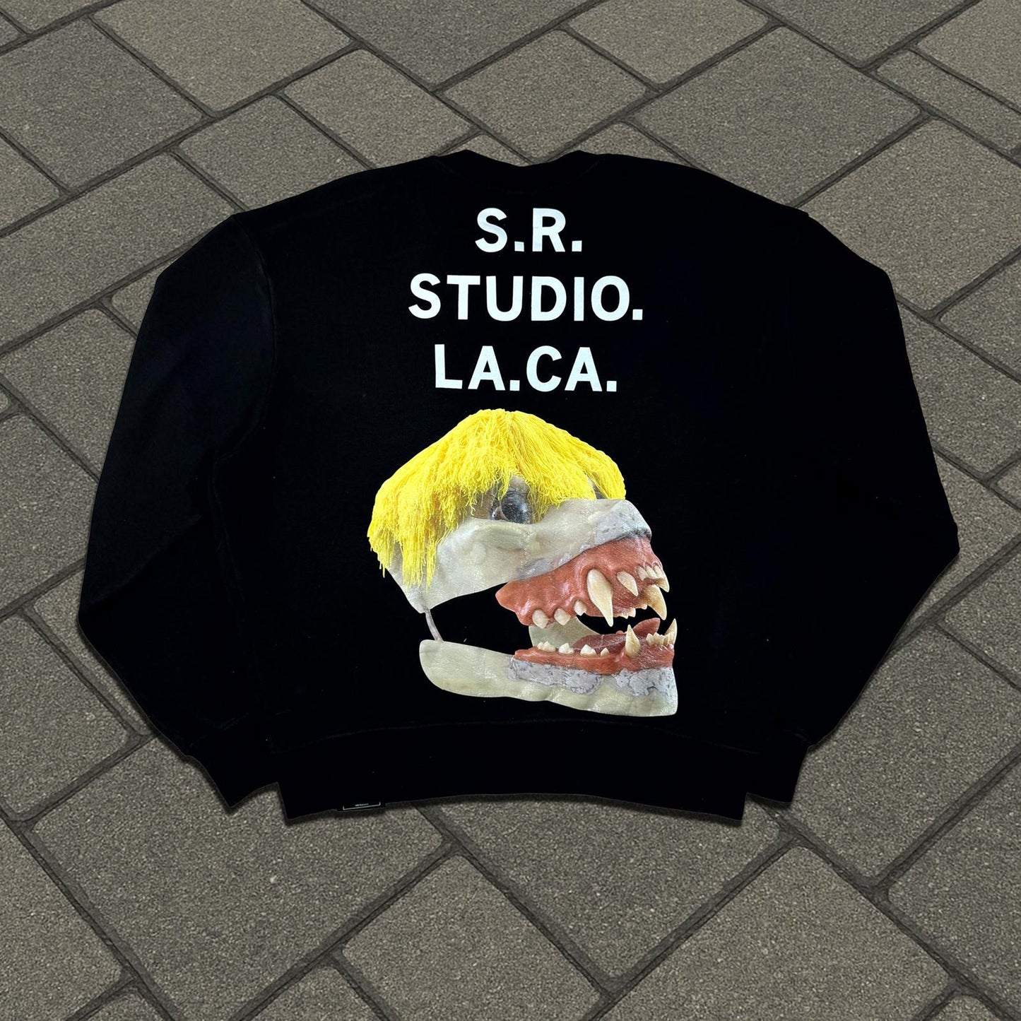 Sterling Ruby ED.50 Yellow Skull Crewneck