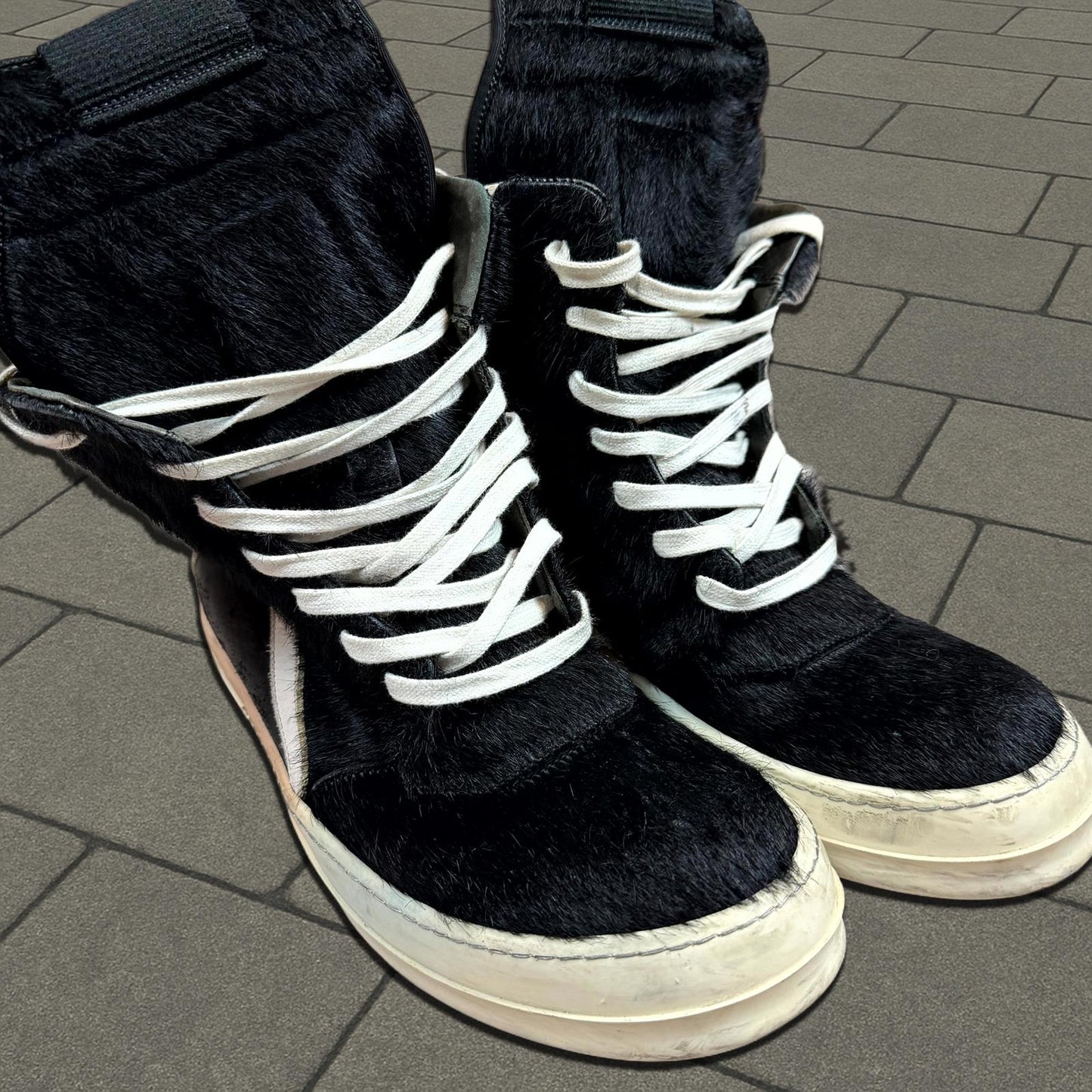 FW13 Rick Owens Ponyhair Geobaskets