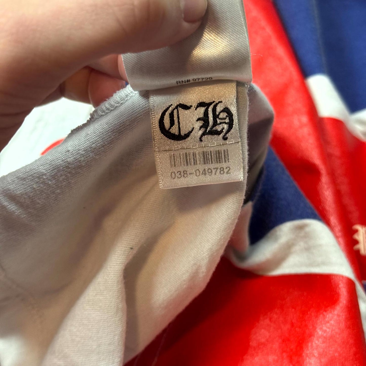 Chrome Hearts Pete Punk UK Flag Tee