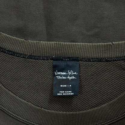 SS04 Number (N)ine Brown Double Skull Crewneck
