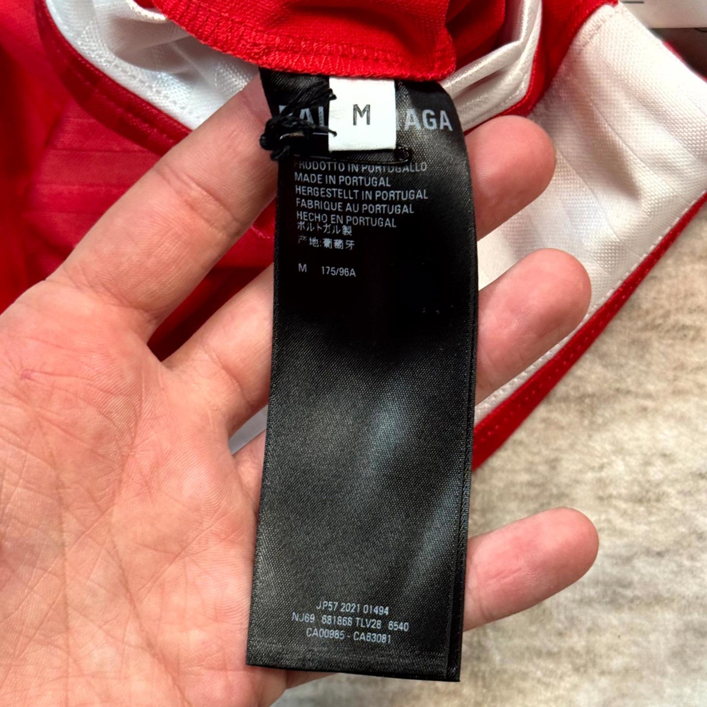 SS22 Balenciaga Runway Red Soccer Scarf