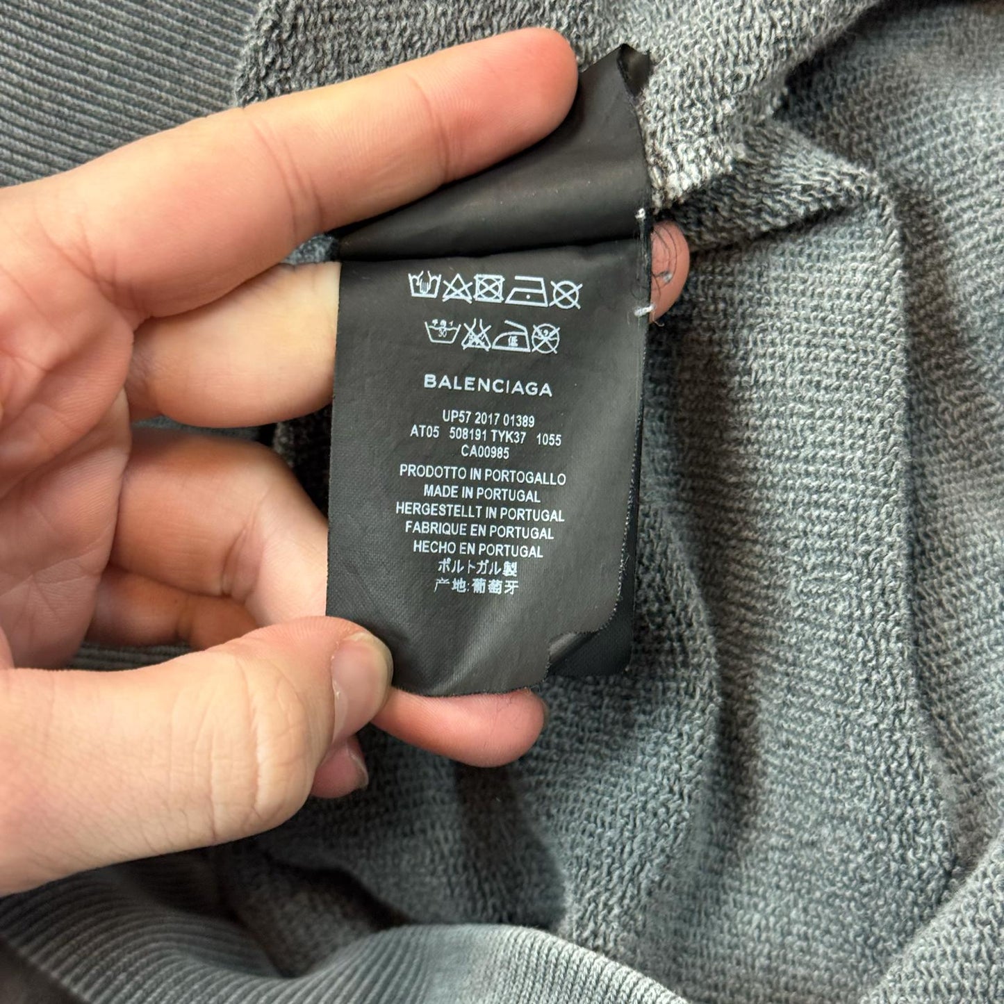 FW17 Balenciaga Paris Skyline Hoodie