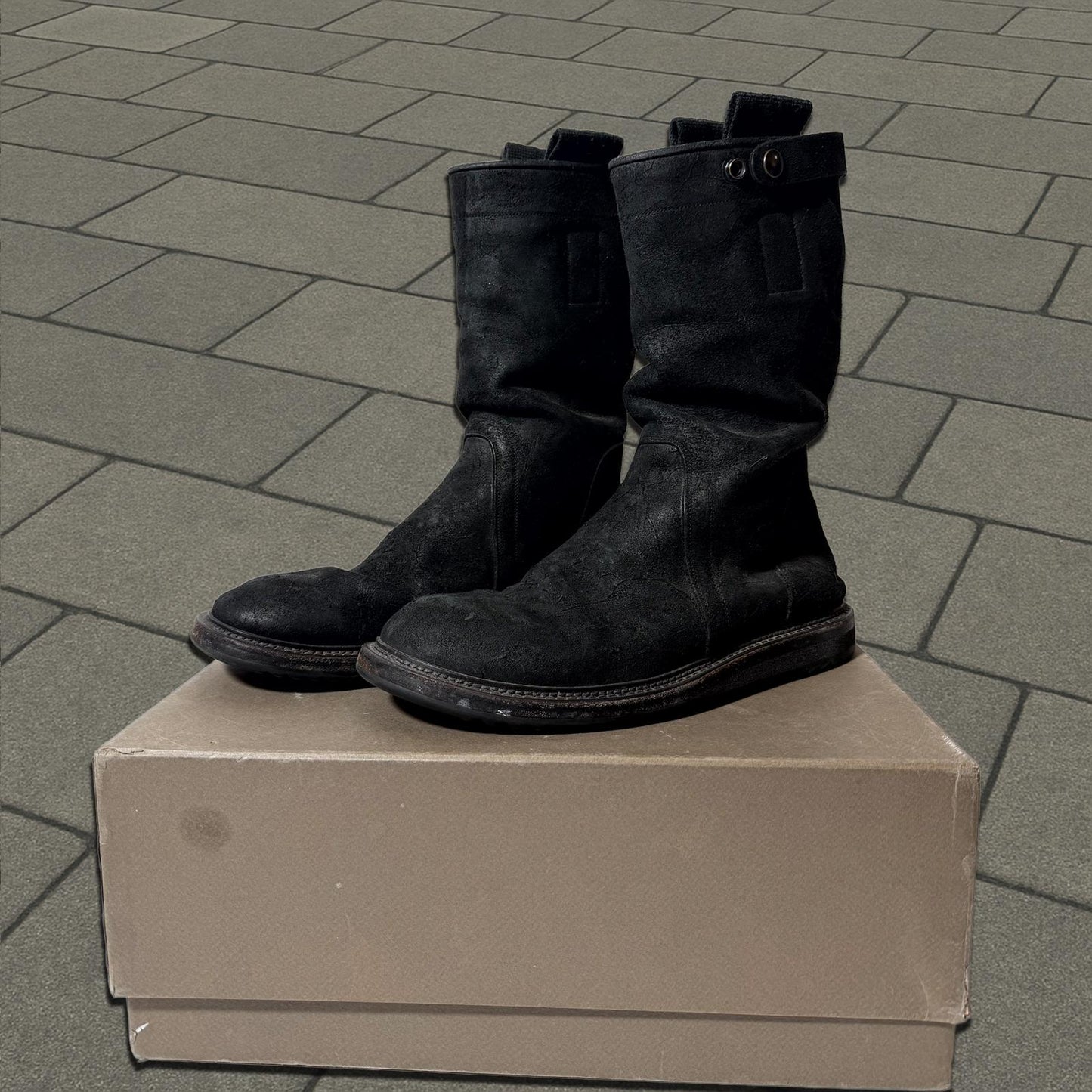 SS14 Rick Owens ‘Vicious’ Creeper Boots