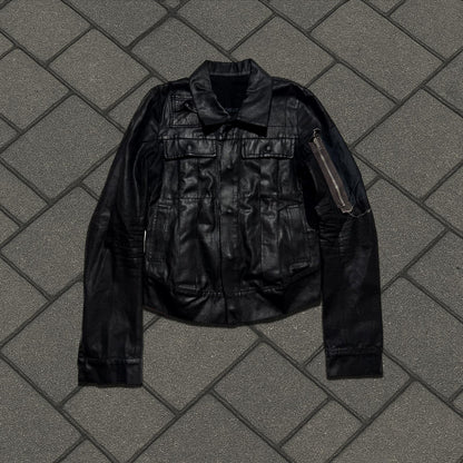 SS03 Rick Owens 'Suckerball' Reconstructed Wax Jacket
