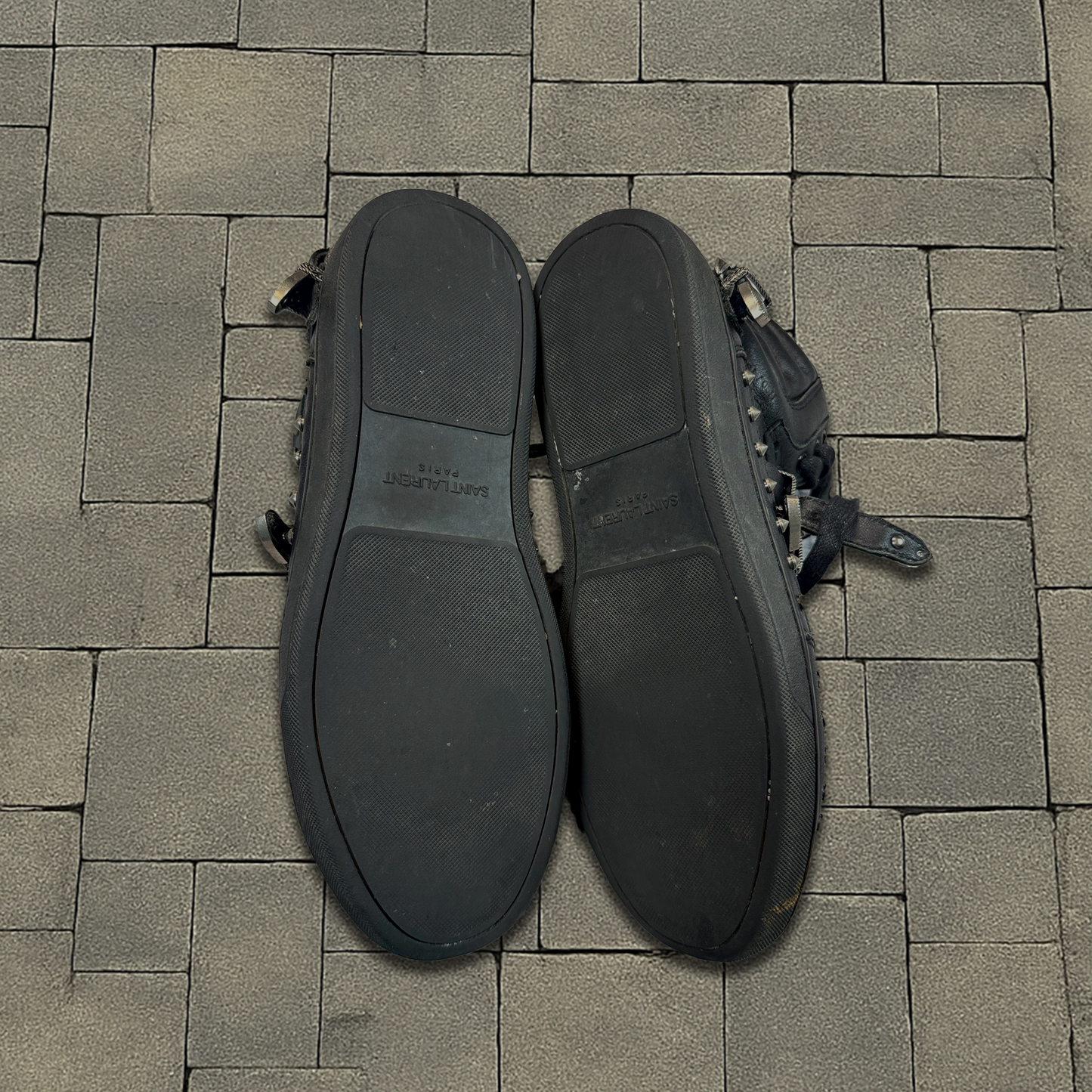 Saint Laurent Paris SL/08H Strap Studded Sneakers