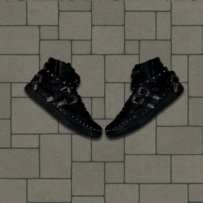 Saint Laurent Paris SL/08H Strap Studded Sneakers