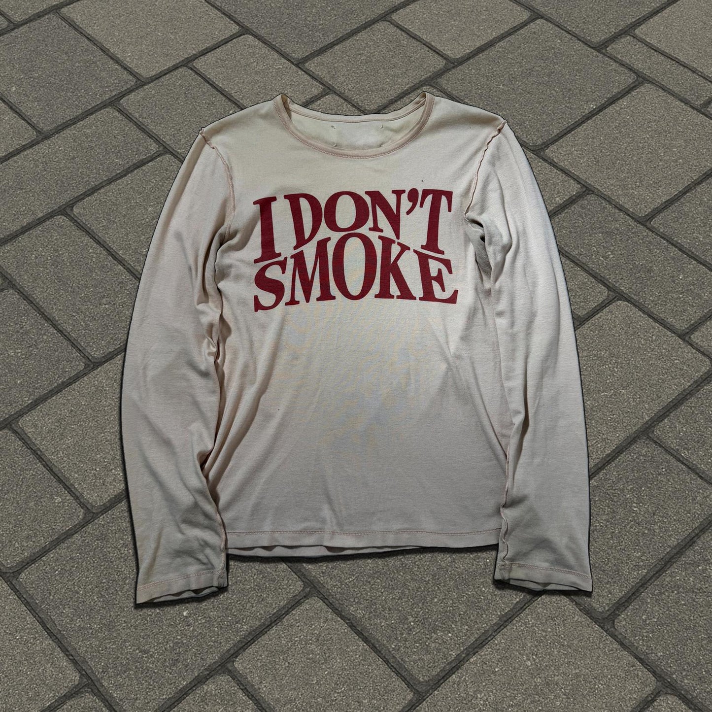 AW06 Maison Margiela Reversible ‘I Don’t Smoke’ Longsleeve