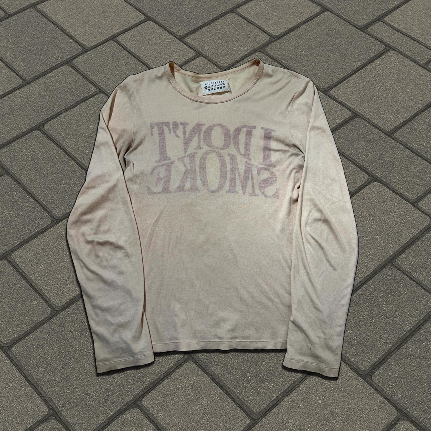 AW06 Maison Margiela Reversible ‘I Don’t Smoke’ Longsleeve