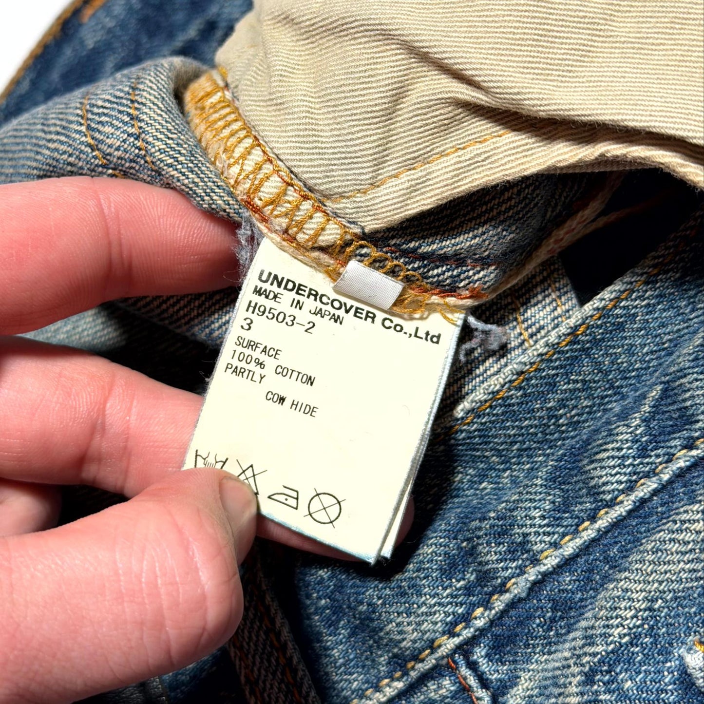 Undercover Lightning Bolt Denim
