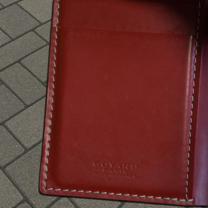 Goyard Wine Red Card Holder