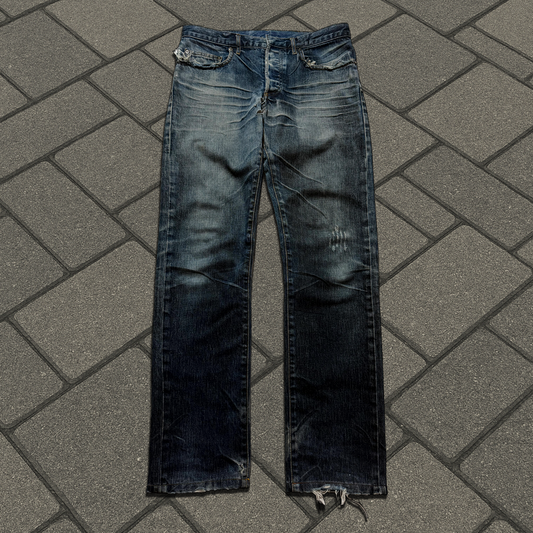 AW03 Dior Homme Mudwash Clawmark Denim