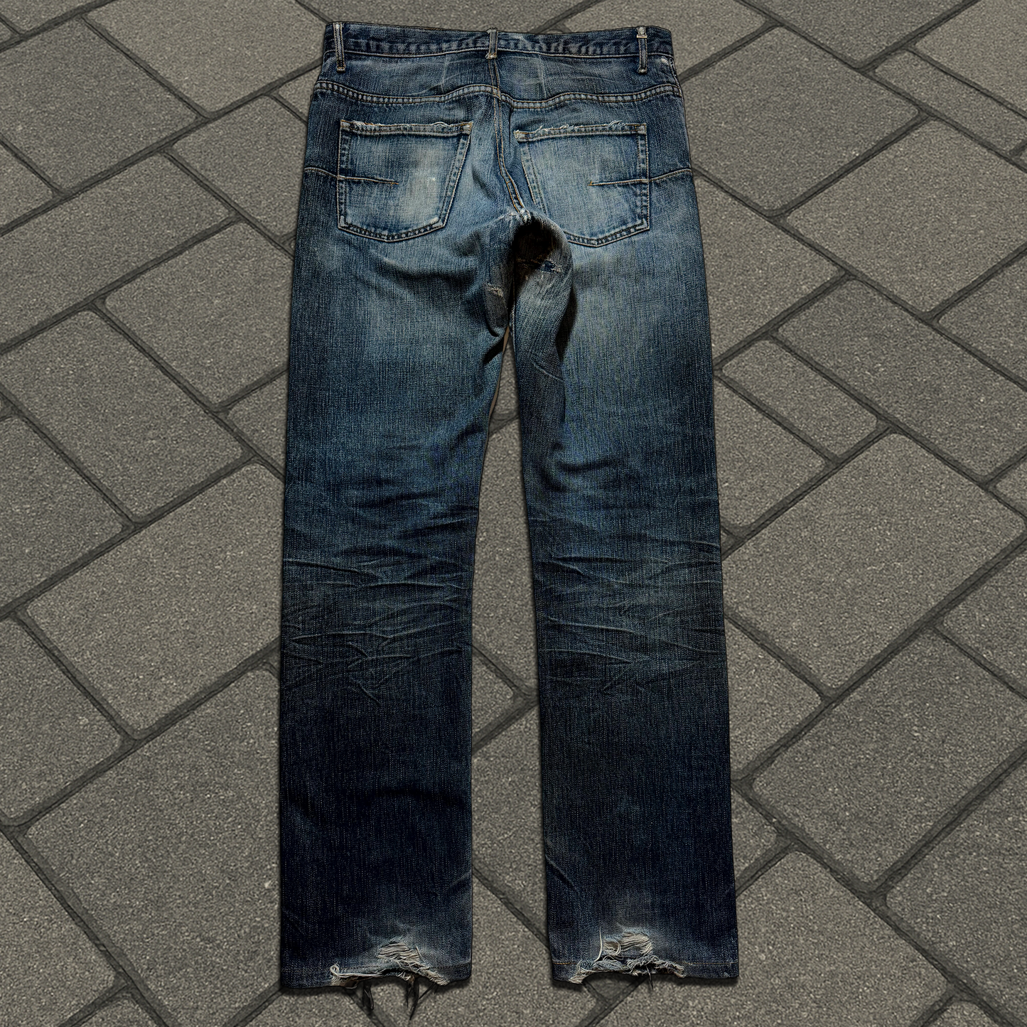AW03 Dior Homme Mudwash Clawmark Denim